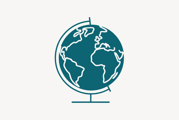 Planet Earth Globe Vector