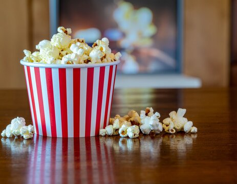 popcorn in a bucket