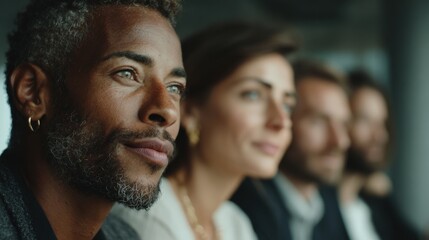 cinematic wide shot of a diverse group of investors in a boardroom listening to a startup pitch, natural light, serious expressions