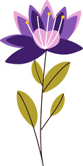 the most beautiful flower  vector