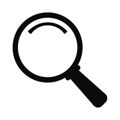 Loupe icon. Magnifying glass icon, magnifier icon. 
