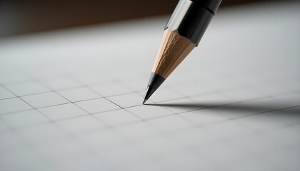 노트에 적힌 연필을 확대