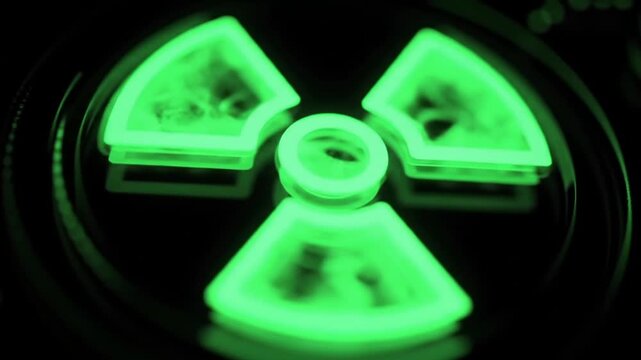 radioactive waste bin