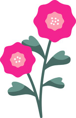 the most beautiful flower  vector
