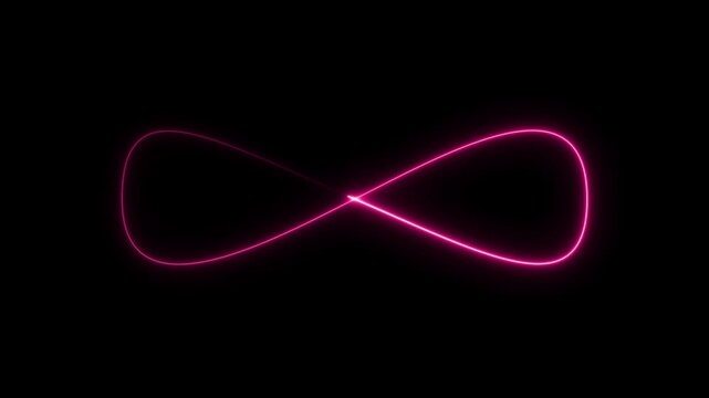 Abstract background with infinity sign. Seamless looping infinity symbol. Endless Infinity logo with flowing golden dust and particles. - Powered by Adobe