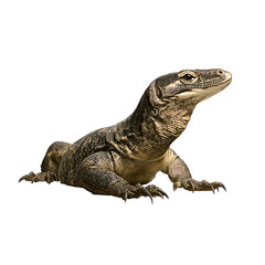 Obraz premium Desert Lizard Realistic Detailed Reptile Isolated on Transparent Background