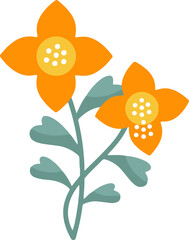 the most beautiful flower vector