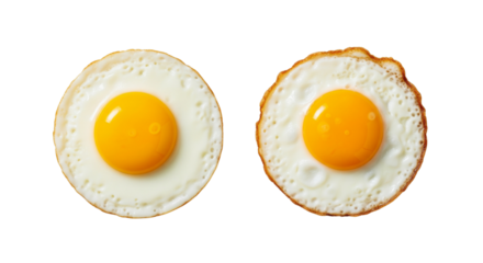 Sunny Side Up Egg Duo isolated on transparent background