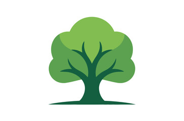 Obraz premium Stylized Tree Silhouette