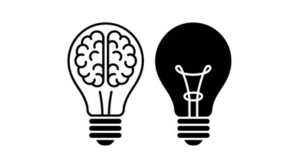 Abstract pixelated monochrome artwork with geometric and organic shapes representing ideas isolated on transparent background