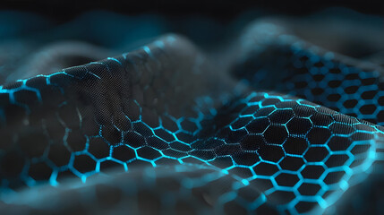 Polymer matrix materials closeup for flexible strength