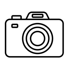 Camera icon vector 100px