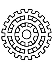 Abstract geometric background vector illustration featuring a 3D metal cogwheel design, symbolizing power, technology, and engineering for business concept art