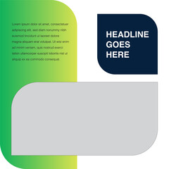 Sustainability Eco friendly green energy leaf shape curve edges design template editable eps