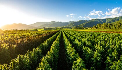 Field with Mountains