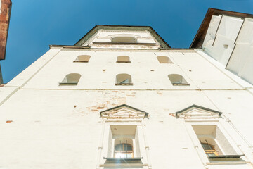 The bell tower of the Kirillo-Belozersky Monastery (Russia)