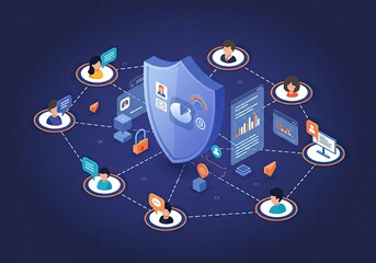 Secure your network with confidence knowing data is protected by a shield against cyberattacks connecting people and devices in a shared secure space