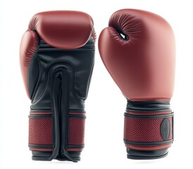 Professional Boxing Gloves Isolated on White