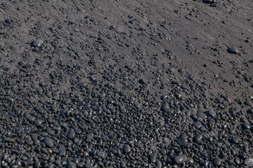 Black Sand Beach, Waiʻānapanapa State Park.  Hana, Maui, Hawaii. Hana Volcanics / Lava flow.  Haleakalā / East Maui Volcano, is a shield volcano. Basalt
