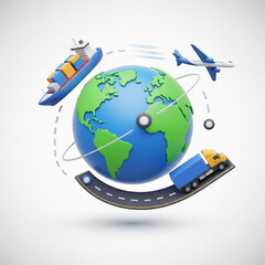 Fototapeta premium global business concept