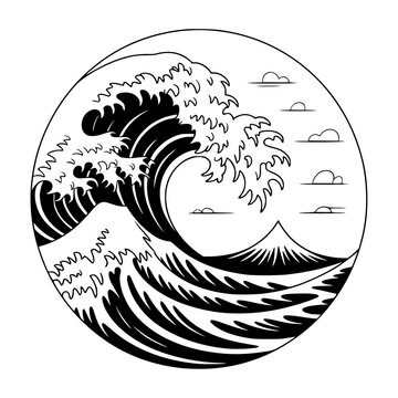 Vector art of number 303 on a black and white brick background