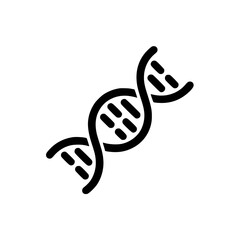 Vector art of dna double helix icon