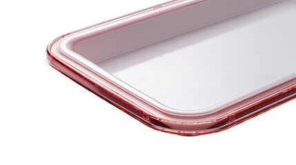 Rectangular Aluminum Baking Tray isolated on transparent background Remove png