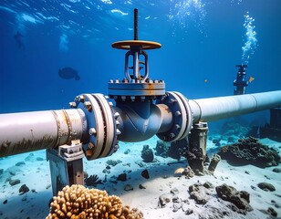 Underwater pipeline valve