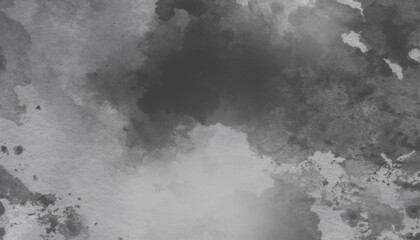 Gray Abstract Watercolor Ink Texture Background