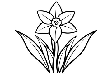 Naklejka premium sketch of flower