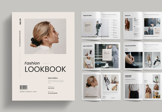 Clean Lookbook  Layout