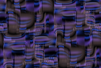 Vector striped abstract striped seamless texture with moire optical illusion with trendy dark violet. For mobile apps, wall art, wallpaper, wall panel, fabric, poster, interior decor. 