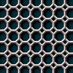 Seamless Honeycomb Grid – Minimal Geometric Hexagon Pattern