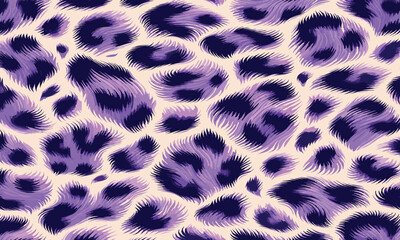 Purple leopard skin illustration vector with fashion pattern influence a versatile option for fabric prints, fashion branding, wallpaper, and trendy projects.