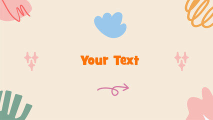 Kid Presentation Creative business PowerPoint presentation slides template design. Use for modern keynote presentation background, brochure design, website slider, landing page, annual report, company