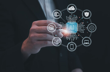 Artificial Intelligence and Digital Technology Innovation Concept