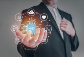 Artificial Intelligence and Digital Technology Innovation Concept