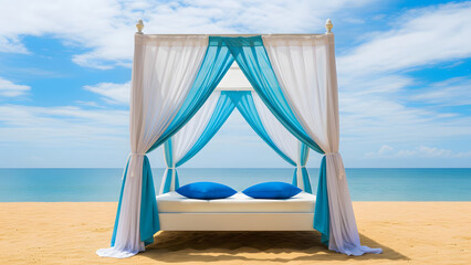 Bed on Beach