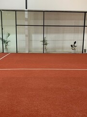 Crispy French fries are topped variety sauces, garnished with tomatoes and fresh parsley. served on gray plate placed at wooden table.