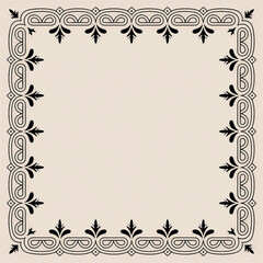 Timeless Ornamental Frame Set - Elegant Patterns for Posters