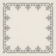 Ornamental Motifs Frame Bundle - Timeless Borders for Print  