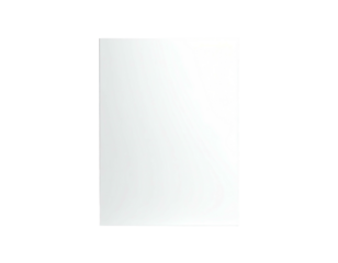 Rectangular, mirrored surface against a dark background with a slight light gradient