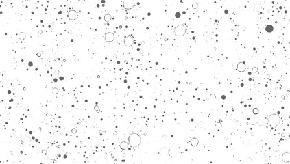 Gray circles and dots on white background shapes abstract