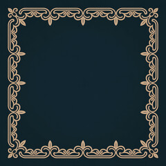 Ornamental Elegance Frame Collection - Vintage Gold Motifs