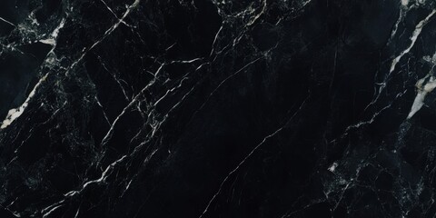 Dark Marble Texture: Close-up of a sleek, luxurious slab of black marble, showcasing intricate veining and a smooth surface, perfect for sophisticated design.