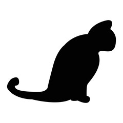 black cat silhouette