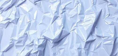 A crinkled, translucent white plastic shopping bag, carry bag, plastic