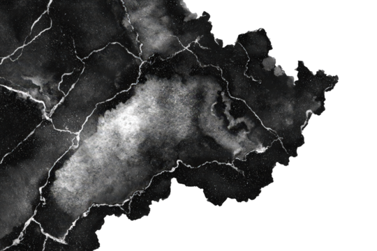 Abstract White Texture on Black Background Illustrating Structural Details and Patterns