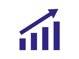 business arrow graph icon