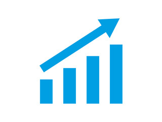 business arrow graph icon